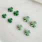 Glossy Shamrock Studs