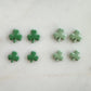 Glossy Shamrock Studs